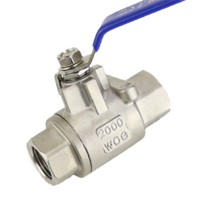 شیر گازی دو تکه استیل 304 وگ 2000