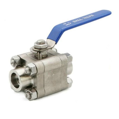 شیر گازی سه تیکه دنده استیل 316 کلاس 800