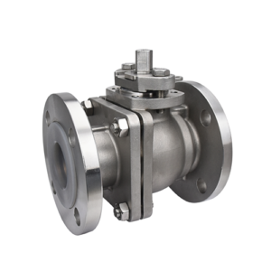 شیر توپی فلنج دار استیل 201