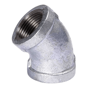 زانو 45 درجه دنده گالوانیزه